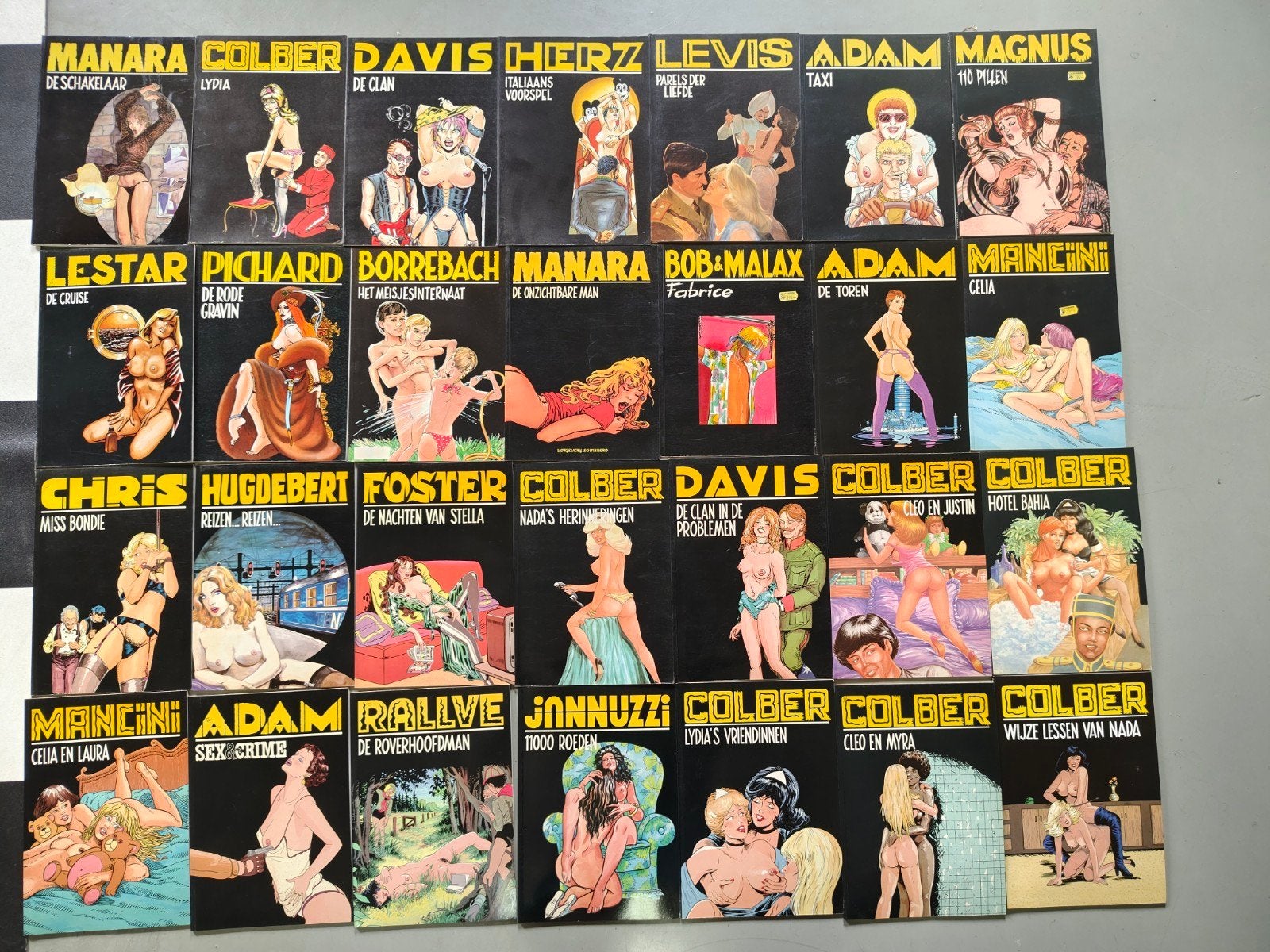 83 albums Sombrero de zwarte reeks, Boeken, Ophalen