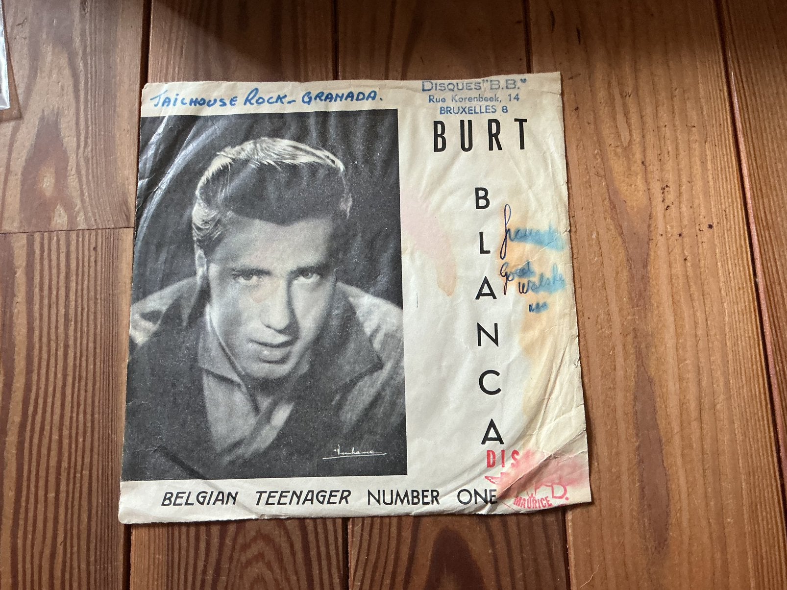 7” Burt Blanca & the King Creole’s - Eh! Teenager eh!, CD & DVD, Enlèvement ou Envoi