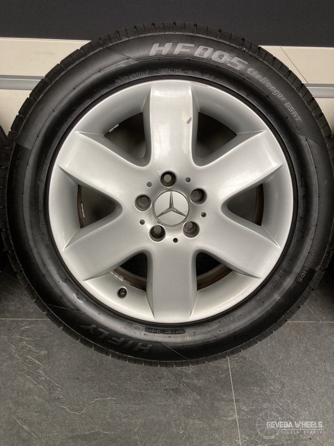 17” originele Mercedes Vito / Viano velgen + banden A6394011, -, -, Banden en Velgen, 17 inch