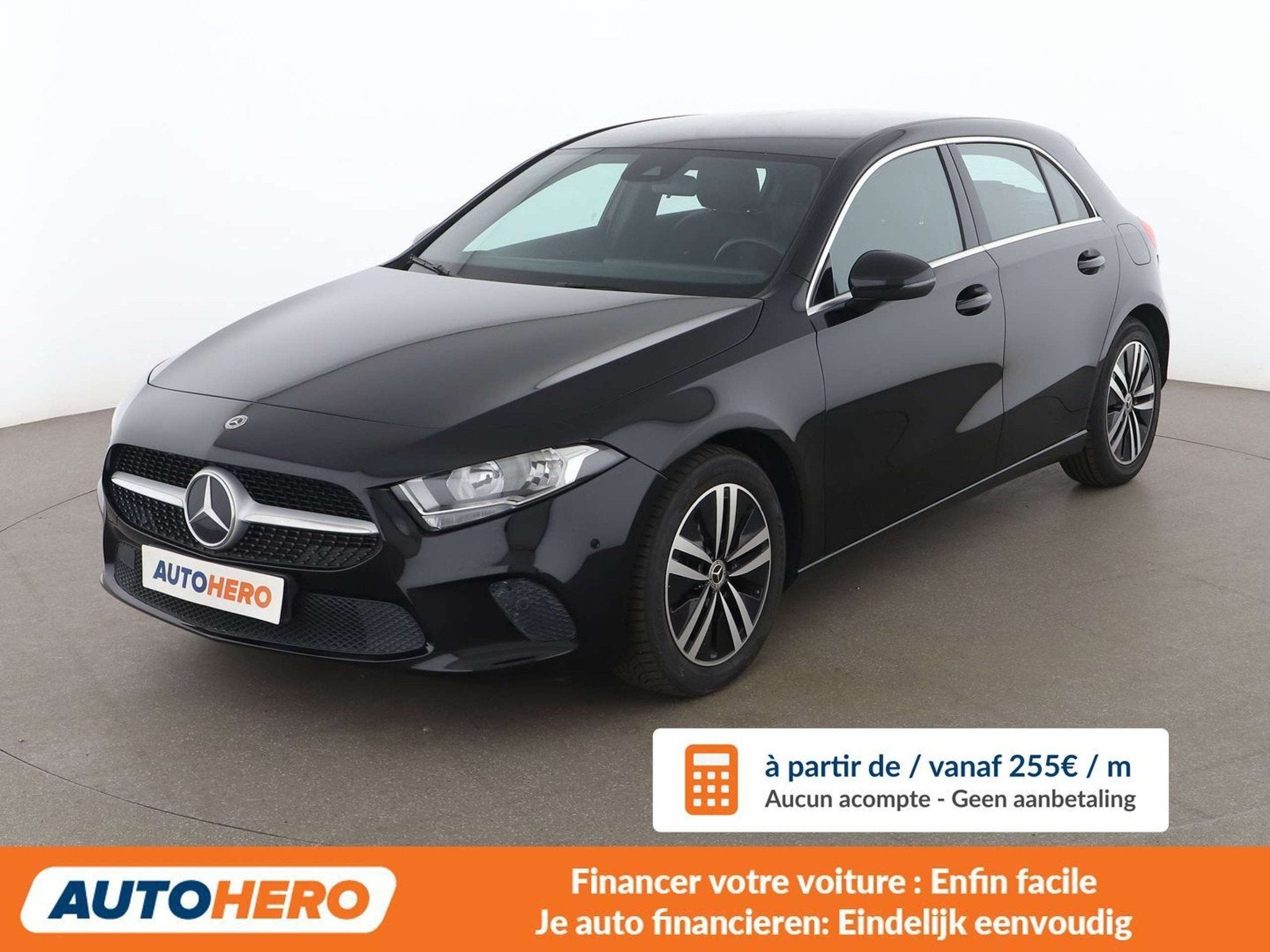 Mercedes-Benz A-Klasse 180 A 180 Progressive (bj 2022), Auto's, Gebruikt, 1350 kg, 136 pk, Zwart