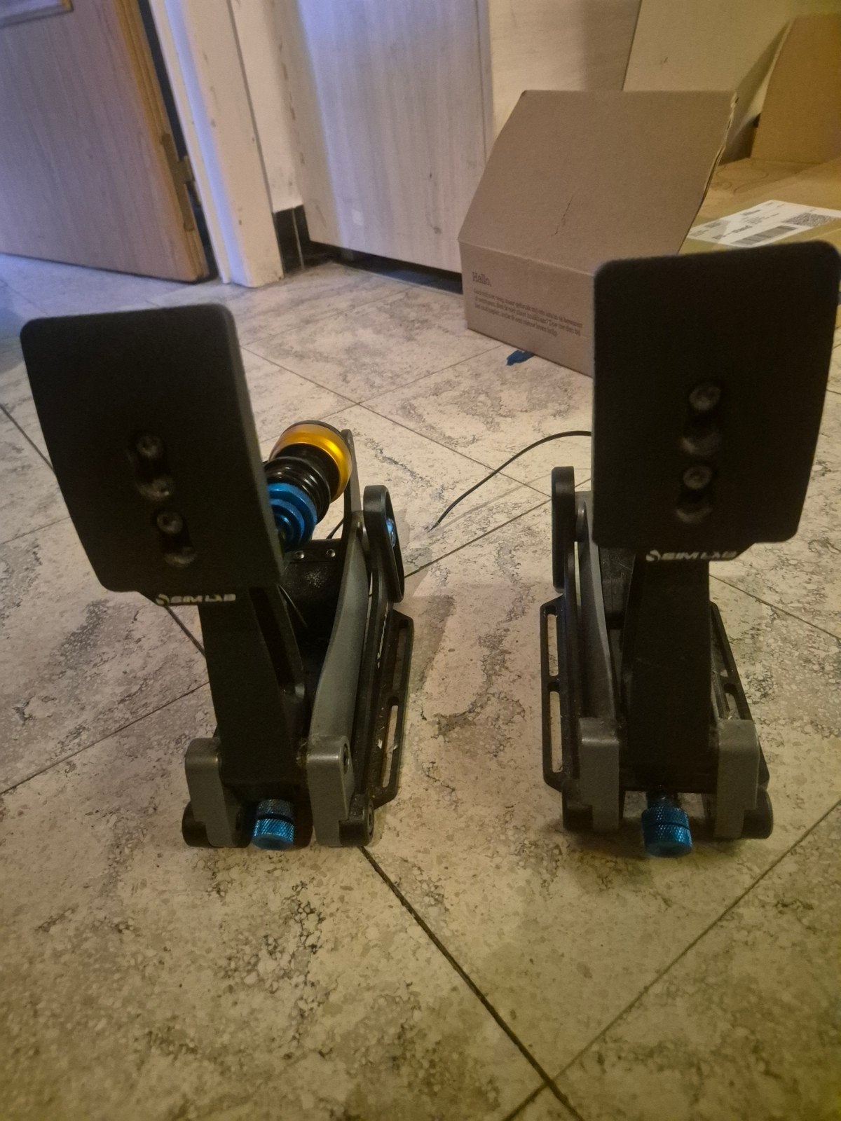simlab xp1 pedalen gas en rem, Computers en Software, Ophalen, Zo goed als nieuw