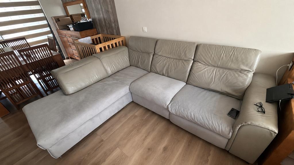 Zetel chateau d’ax, Ophalen, Gebruikt, Leer