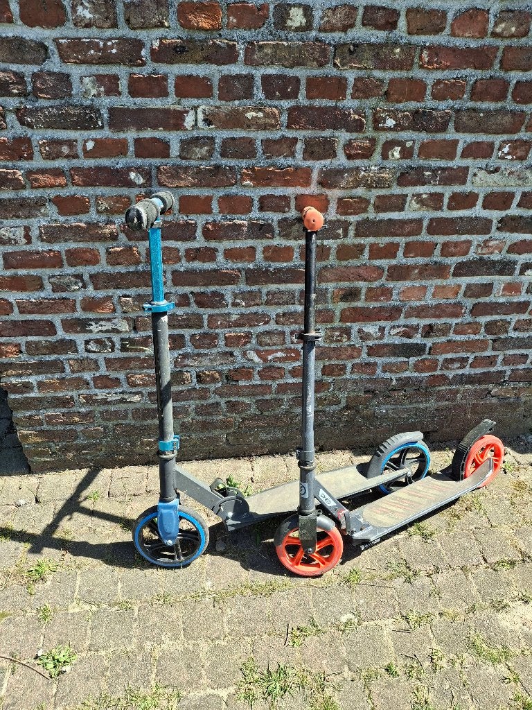 2 steps, Fietsen en Brommers, Ophalen, Gebruikt, Gewone step, Oxelo (Decathlon)