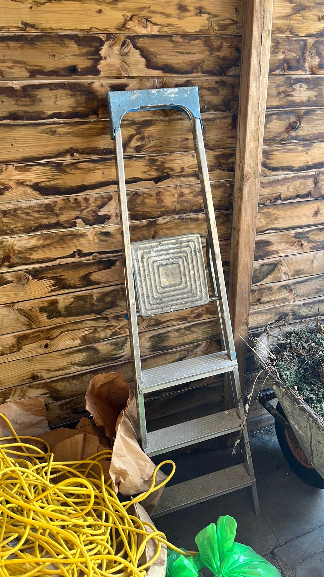 Ladder aluminium, Doe-het-zelf en Bouw, Ophalen, Gebruikt, Ladder