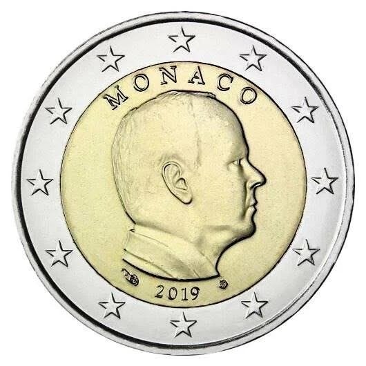 Monaco 2 euros 2019, Enlèvement ou Envoi, Monaco, 2 euros