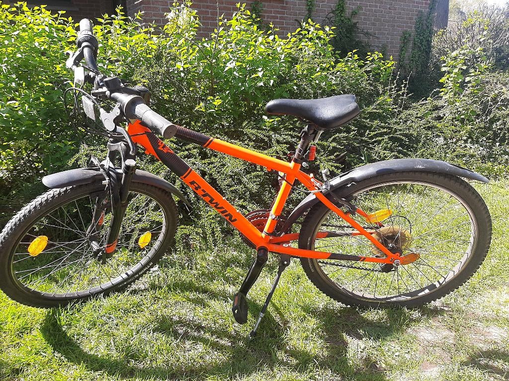 Jongensfiets 24 inch, Fietsen en Brommers, Ophalen, Versnellingen, Btwin Decathlon, Gebruikt