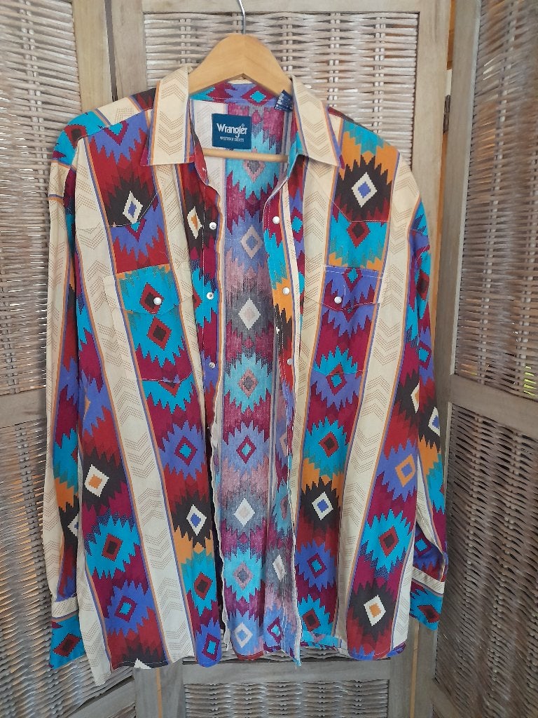 Chemise Wrangler XXL pour homme, Enlèvement ou Envoi, Comme neuf, Multicolore, Autres tours de cou