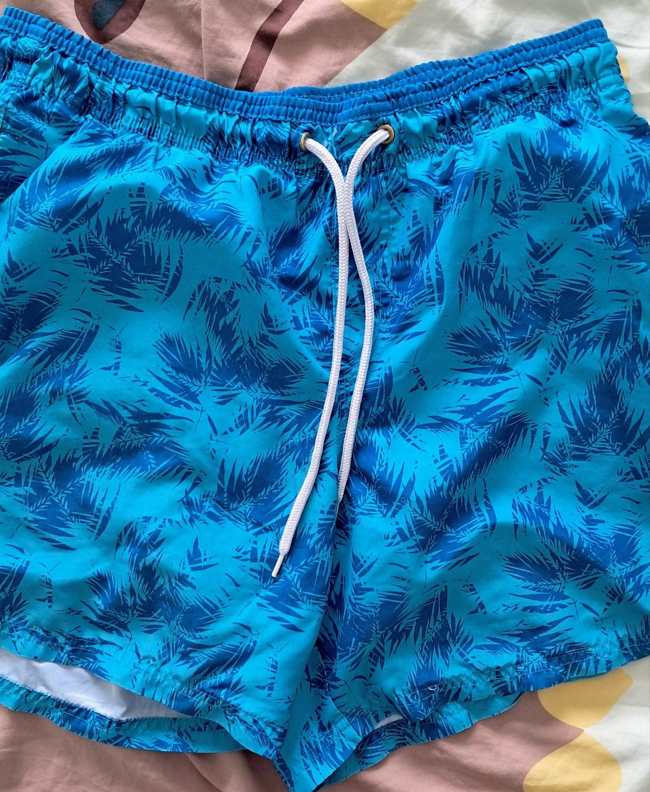Blauwe zwemshort, Kleding | Heren, Badmode en Zwemkleding, Ophalen of Verzenden, Maat 52/54 (L), Blauw, Zwemshort