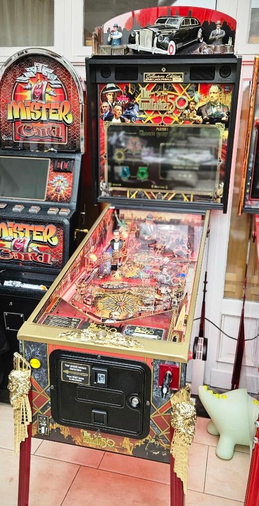 Flipper Godfather Collector Edition JJP (100 onderdelen), Games en Spelcomputers, Ophalen, Nieuw, Overige genres, Online