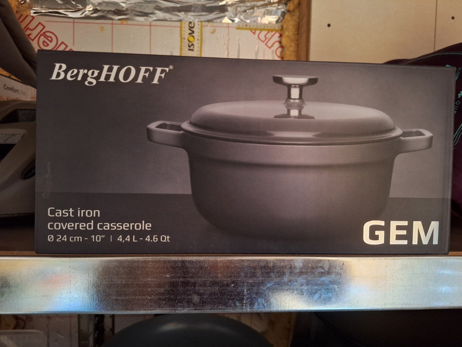 caserole berghoff, Maison & Meubles, Cuisine | Casseroles & Poêles, Enlèvement, Fonte, Neuf, Avec couvercle