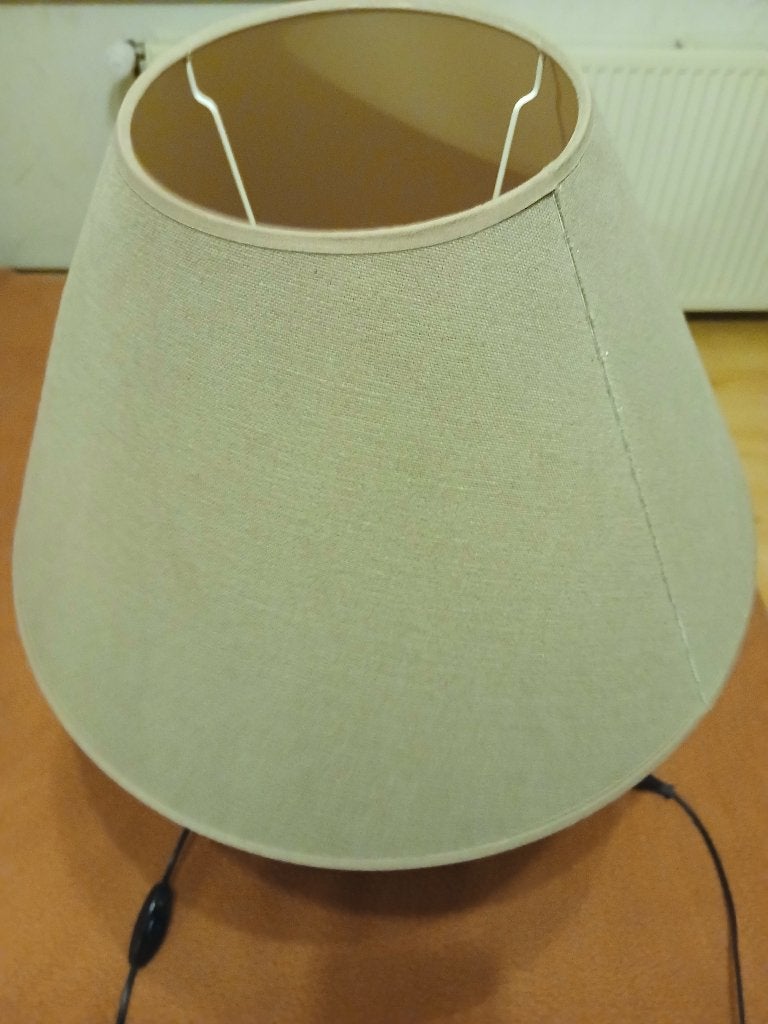 Lamp met lampenkap, onberispelijk, 60 cm, Zo goed als nieuw, Met kap, Metaal