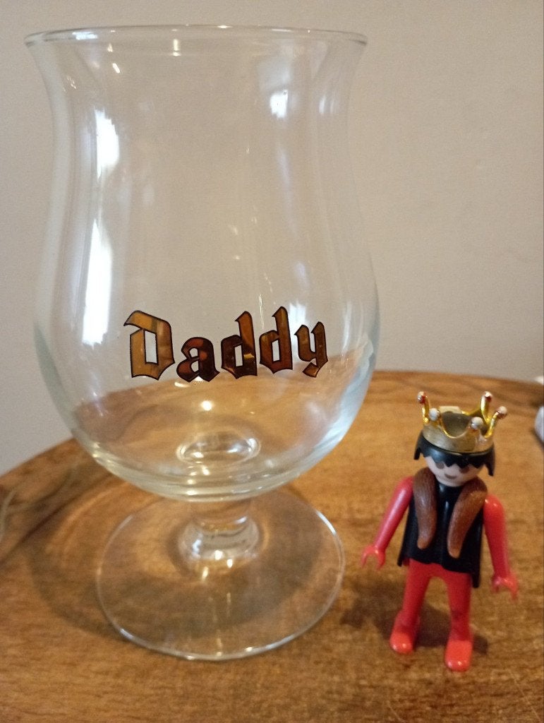 687) Daddy glas ( Mark Rutte edition ? ), Verzamelen, Glas en Drinkglazen, Ophalen of Verzenden