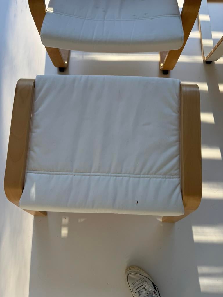 Ikea stoelen, Ophalen, Twee, Wit, Zo goed als nieuw