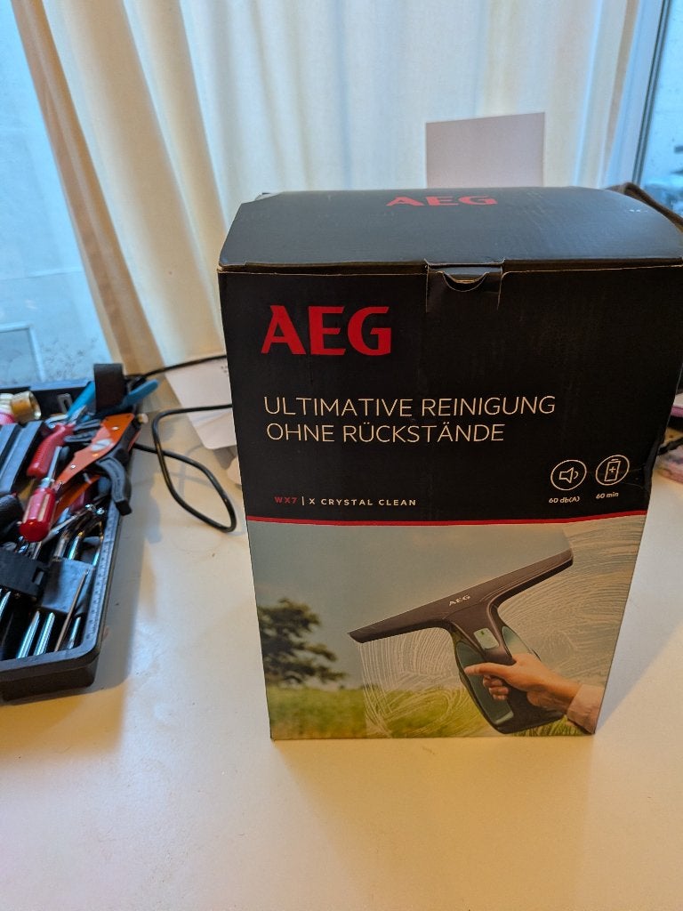 AEG Ruitenreiniger Stoom - Nieuw in verpakking, Ophalen, Nieuw, Stoomreiniger
