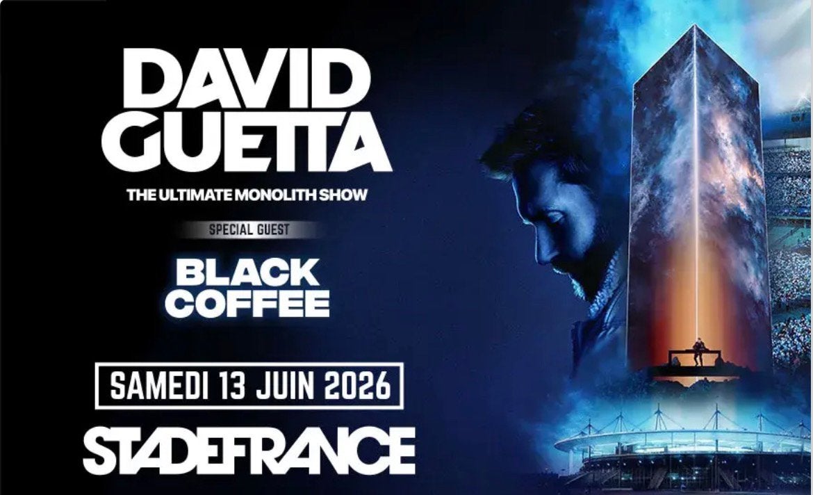 Billet David Guetta – Stade de France – 13 juin 2026, Tickets en Kaartjes