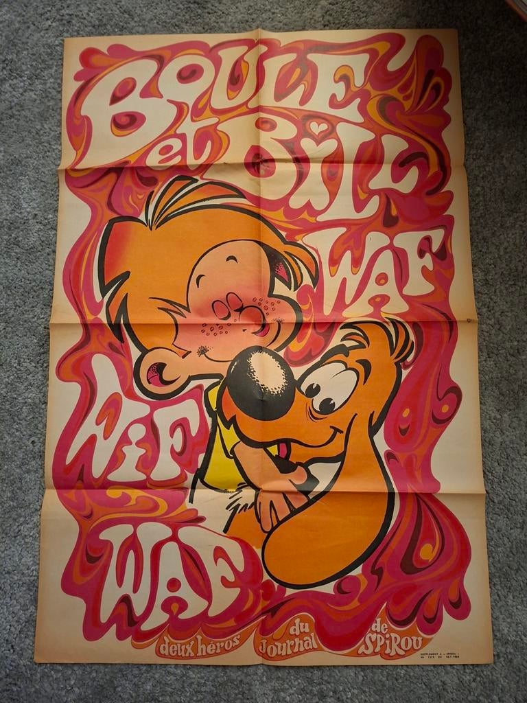Marsupilami, Buck Danny,  Boule et Bill, encarts Spirou, Enlèvement ou Envoi