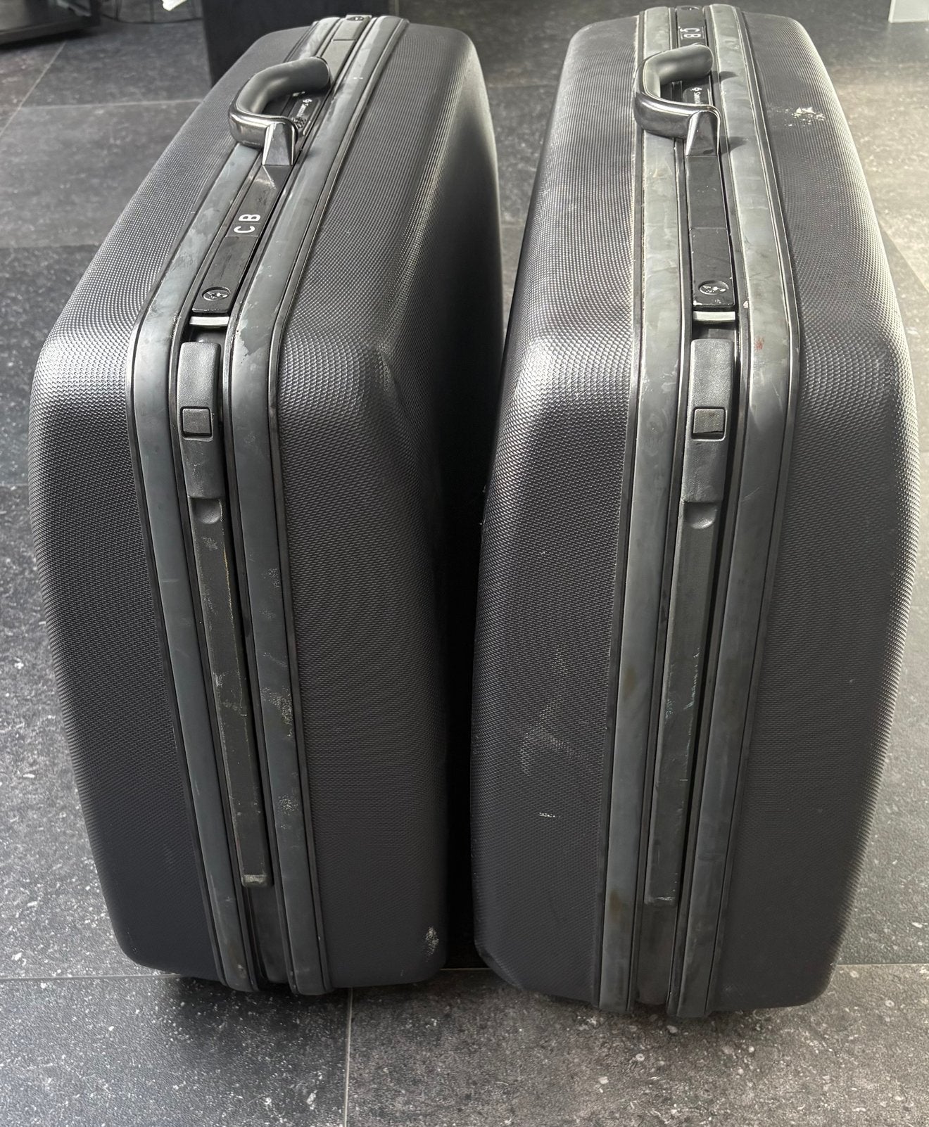 2 st Samsonite koffer ook apart te verkrijgen, Handtassen en Accessoires, Koffers, Gebruikt, Hard kunststof, 45 tot 55 cm, 70 cm of meer