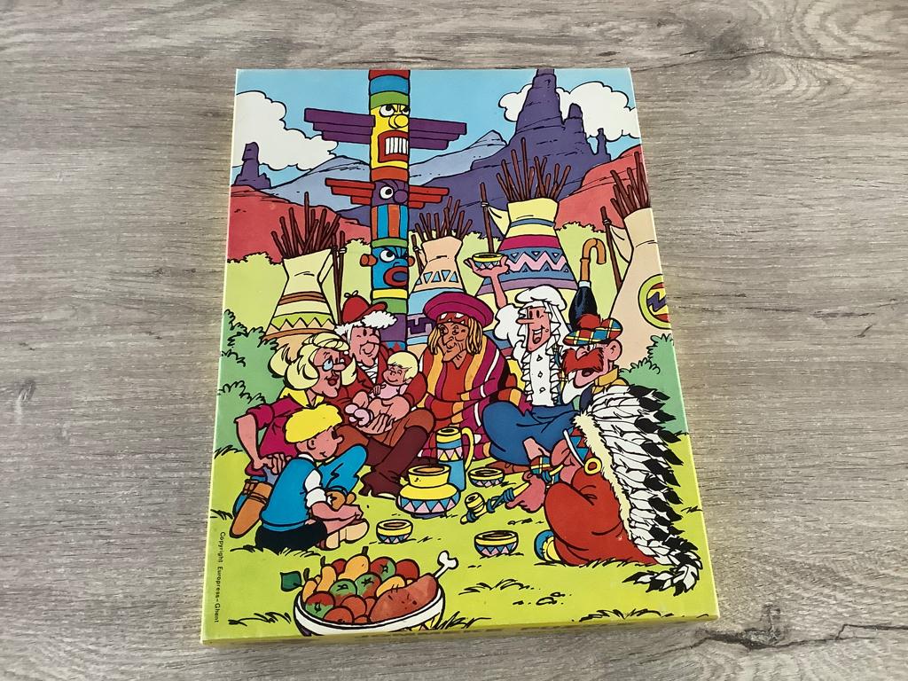Jommeke vintage puzzle (63 stuks), Verzamelen, Ophalen of Verzenden, Overige figuren, Zo goed als nieuw, Overige typen