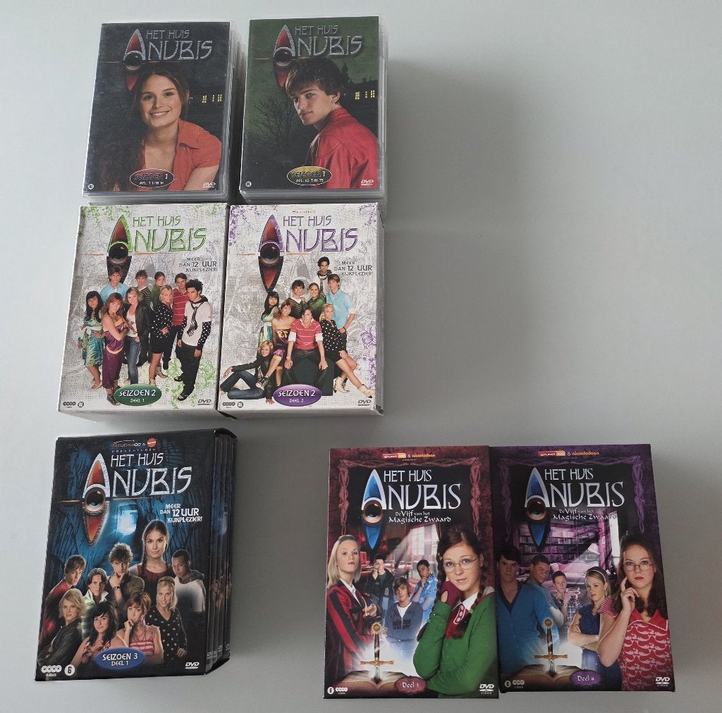 Het huis Anubis +Vijf magische zwaard +5 films + aparte afl, Cd's en Dvd's, Ophalen of Verzenden