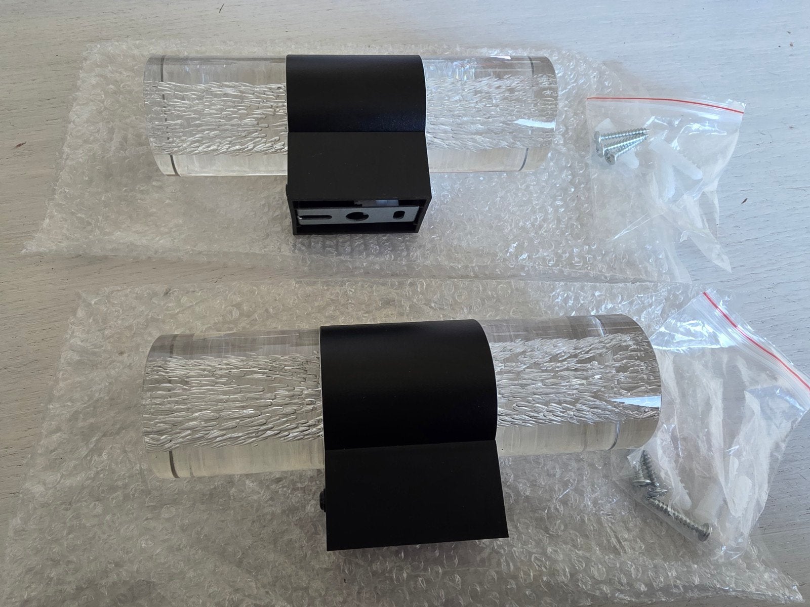 nieuwe set van 2 moderne LED wandlampen, LED, Nieuw, Ophalen of Verzenden, Wit