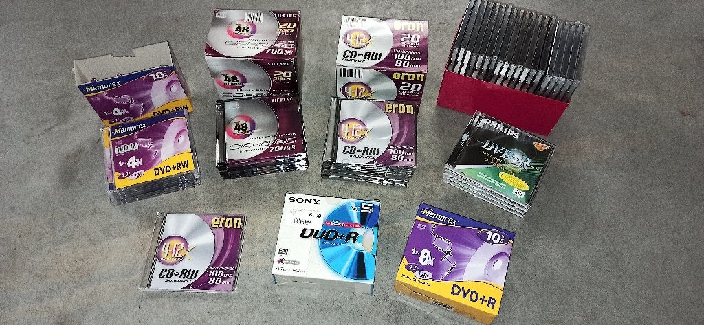 Partij dvd's & cd's & lege doosjes (nieuw), Ophalen of Verzenden, Nieuw, Overige typen