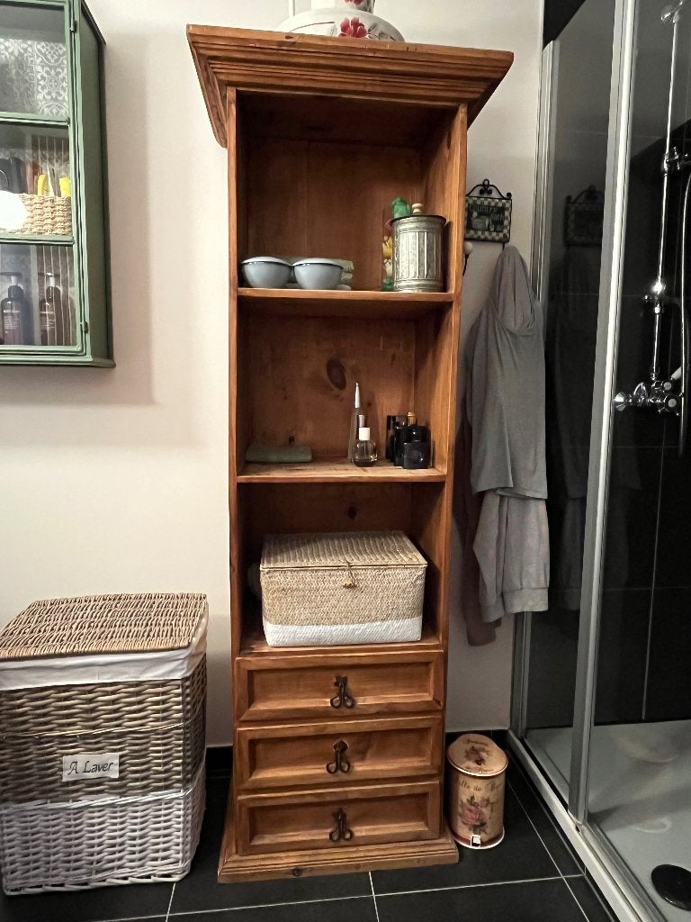 Kast, Huis en Inrichting, Ophalen, Zo goed als nieuw, Overige houtsoorten, Met lade(s)