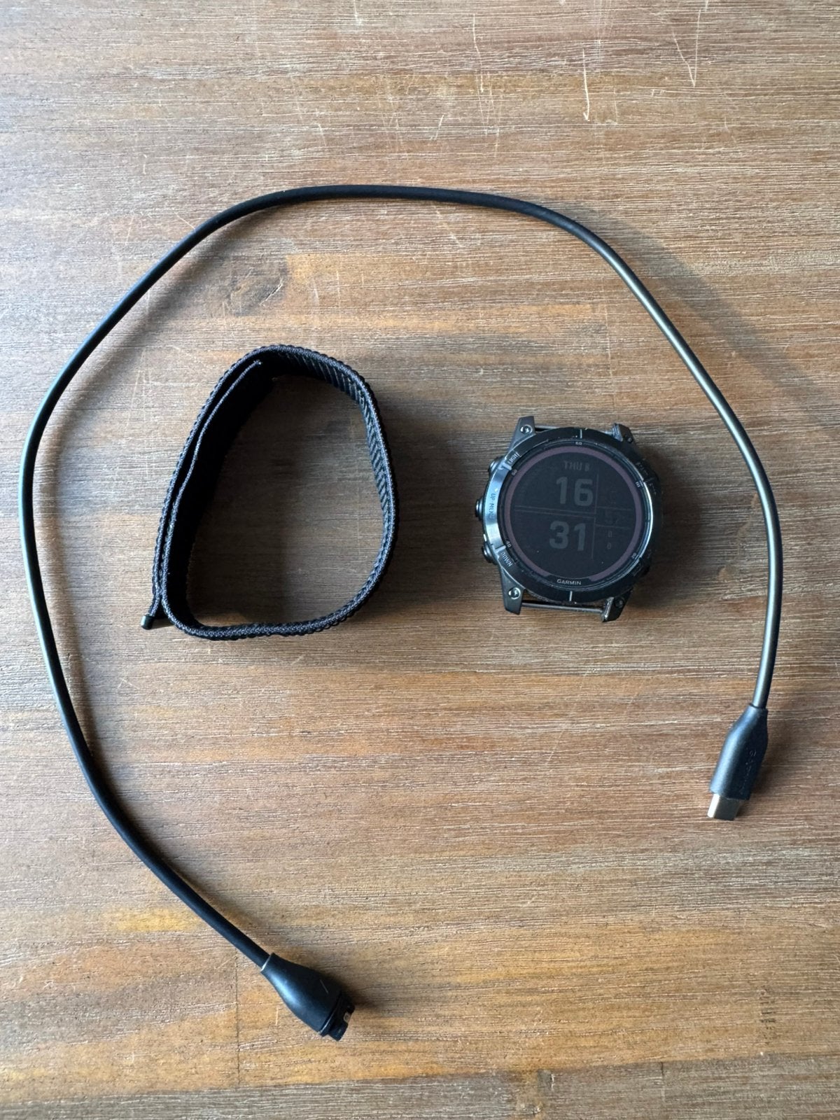 Garmin fenix 7 pro sapphire solar, Handtassen en Accessoires, Ophalen, Gebruikt