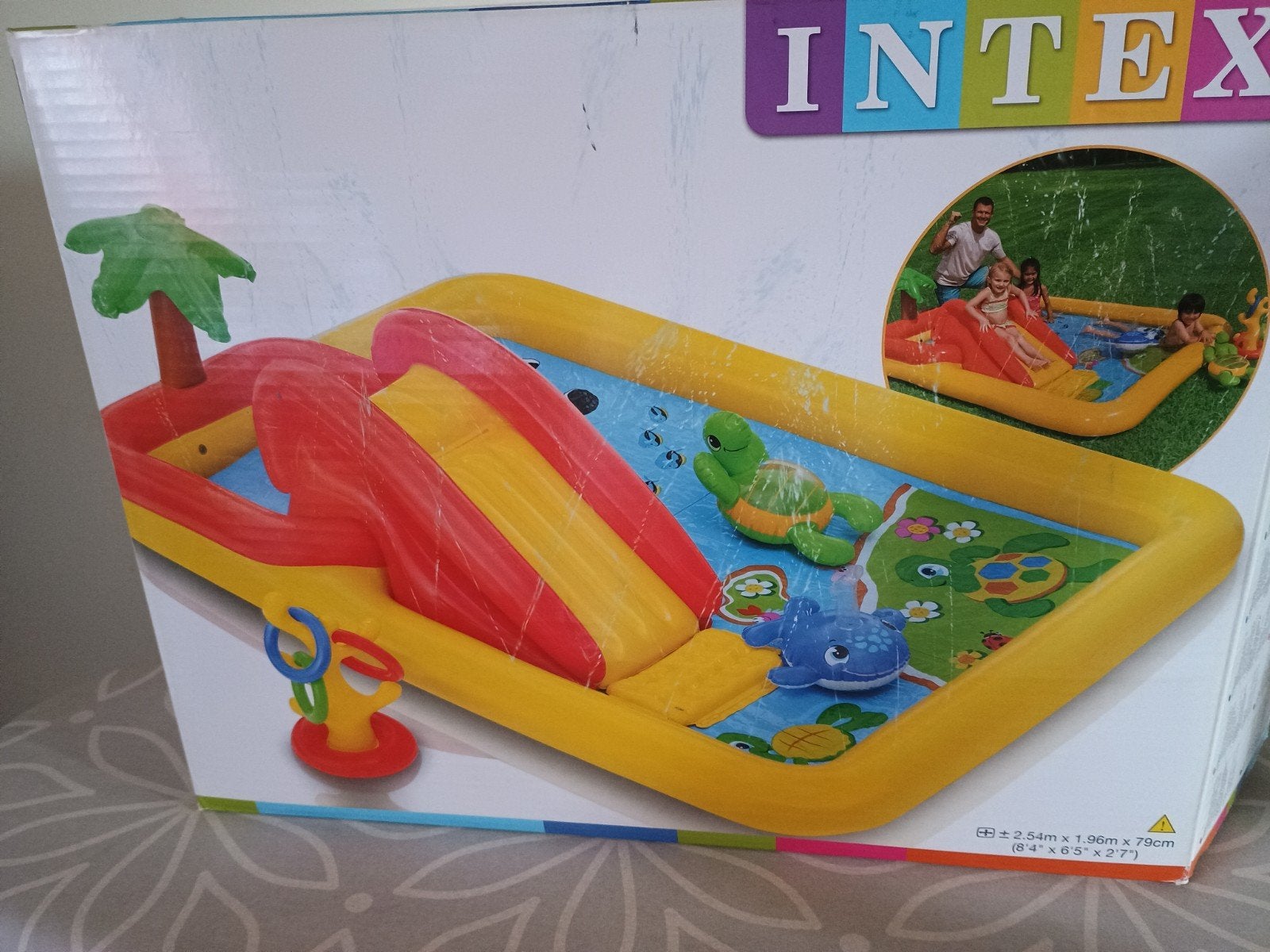 zwembad intex, Ophalen, Gebruikt