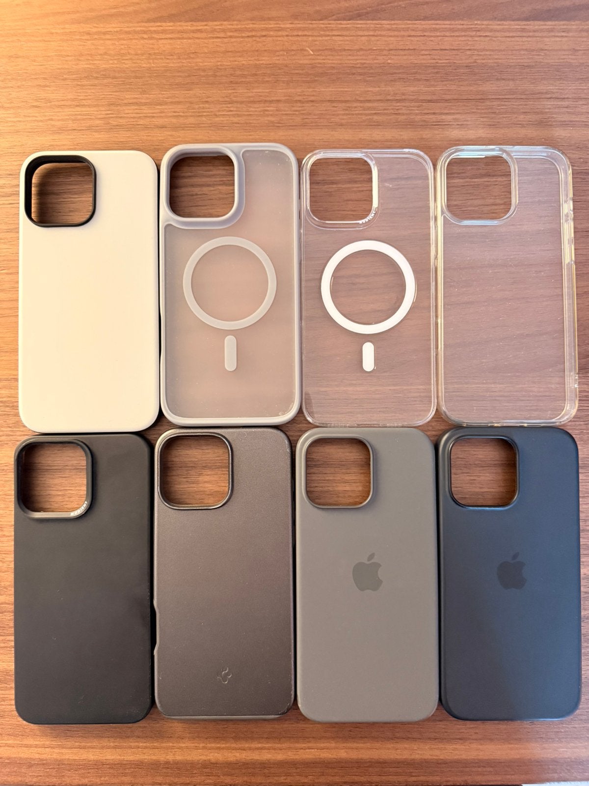 Lot de coques pour iPhone 16 Pro Max — 8 pièces, Télécoms, Enlèvement, MagSafe, IPhone 16 Pro Max