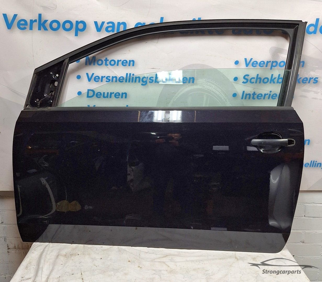 Deur Portier VW Up links 3 deurs compleet kleurcode LC9X, Gebruikt, -, Deur, -