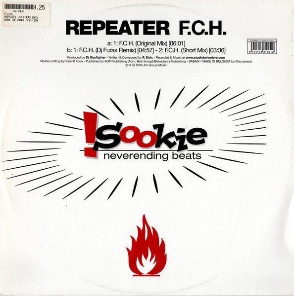 Repeater - F.C.H., Enlèvement ou Envoi, Comme neuf, 12 pouces, House
