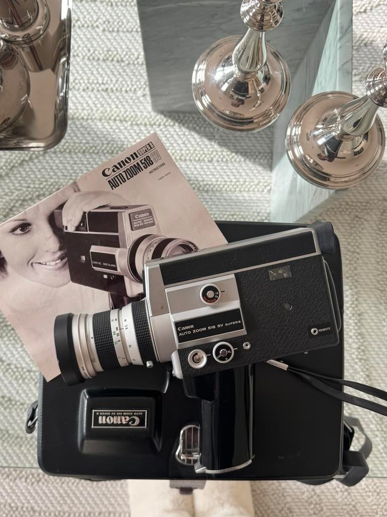 Canon Auto Zoom 518 SV – Super 8 filmcamera (jaren 70), Ophalen, Overige soorten, Camera