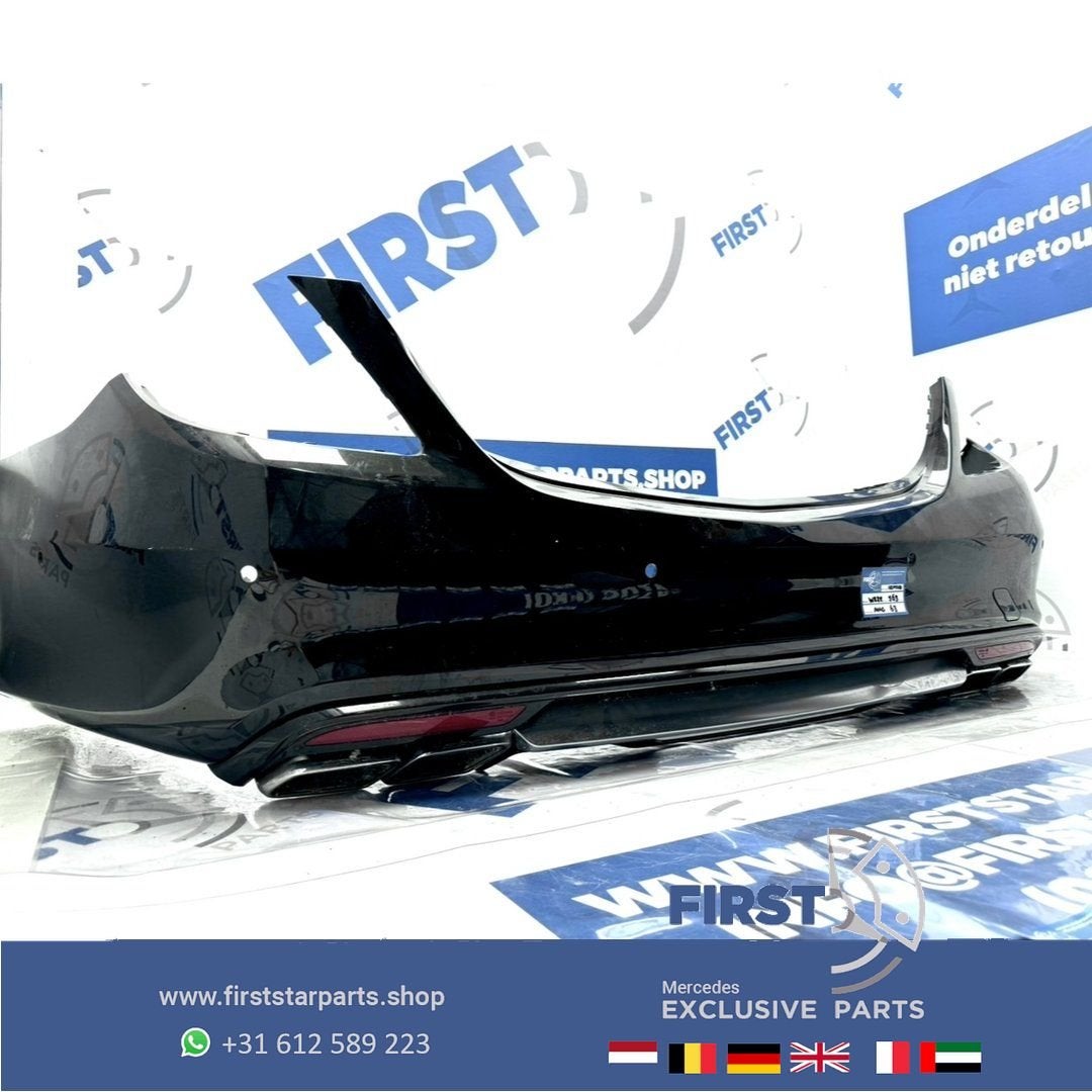 W222 S63 AMG ACHTERBUMPER 2013-2020 BUMPER S KLASSE COMPLEET, Arrière, Utilisé, -, -
