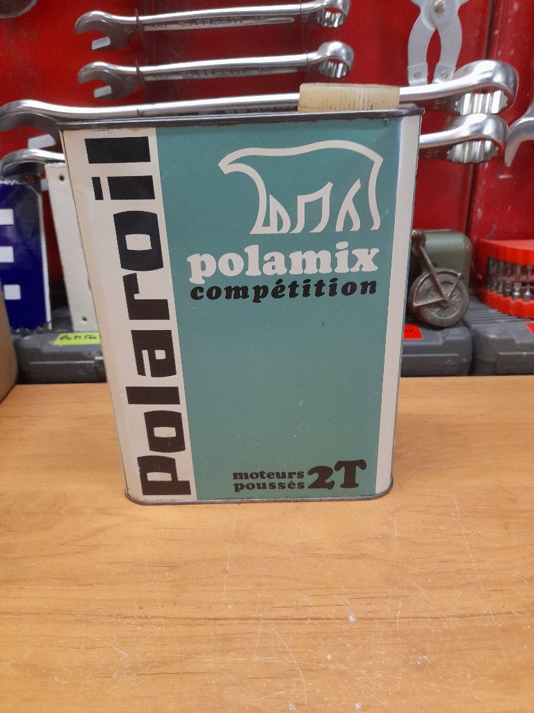 ancien bidon huile vide polaroil polamix competition 2t, Envoi, Utilisé, Autres types