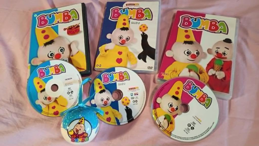 Bumba dvd's met kerstbal  Alles samen, Ophalen of Verzenden