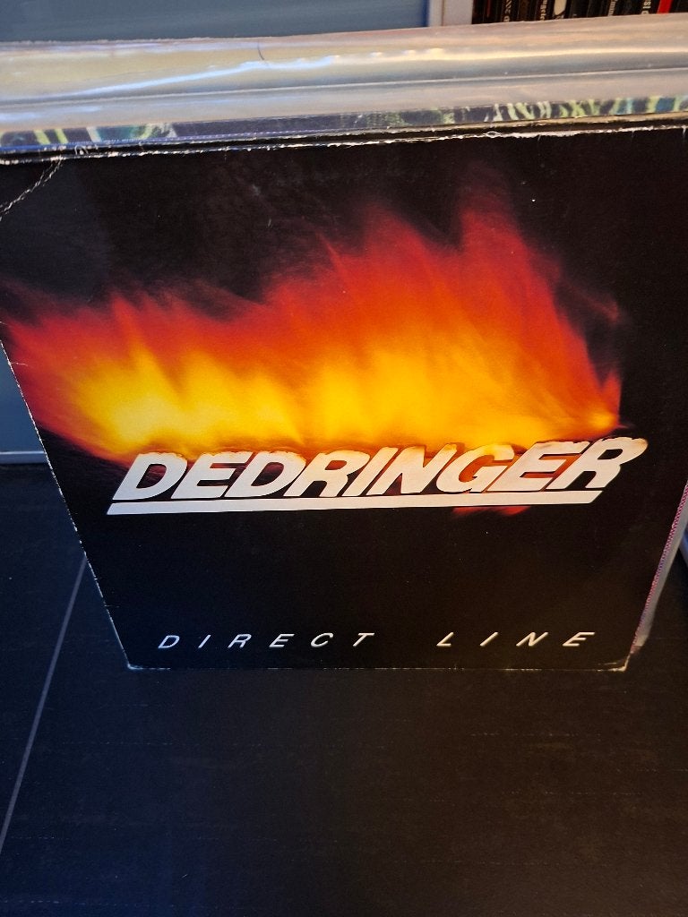 lp - dedringer - direct line - bak 5, Enlèvement ou Envoi, Utilisé, Hard rock, Pochette photo