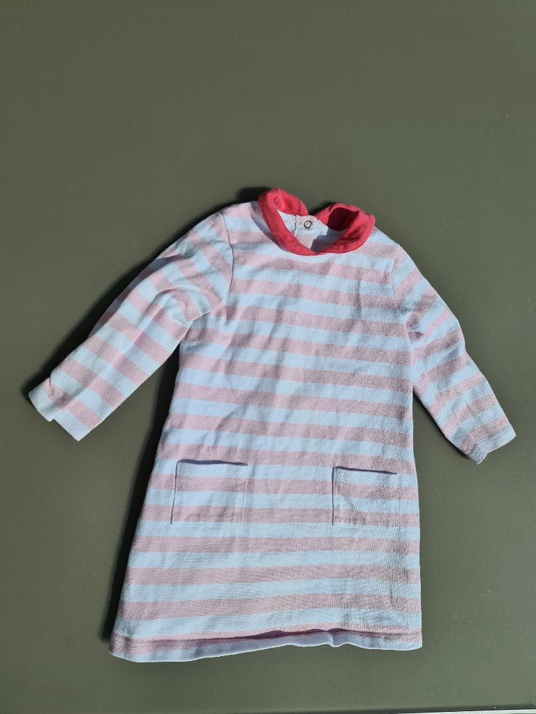 gestreepte jurk Petit Bateau 36m/94cm, Enfants & Bébés, Enlèvement, Comme neuf