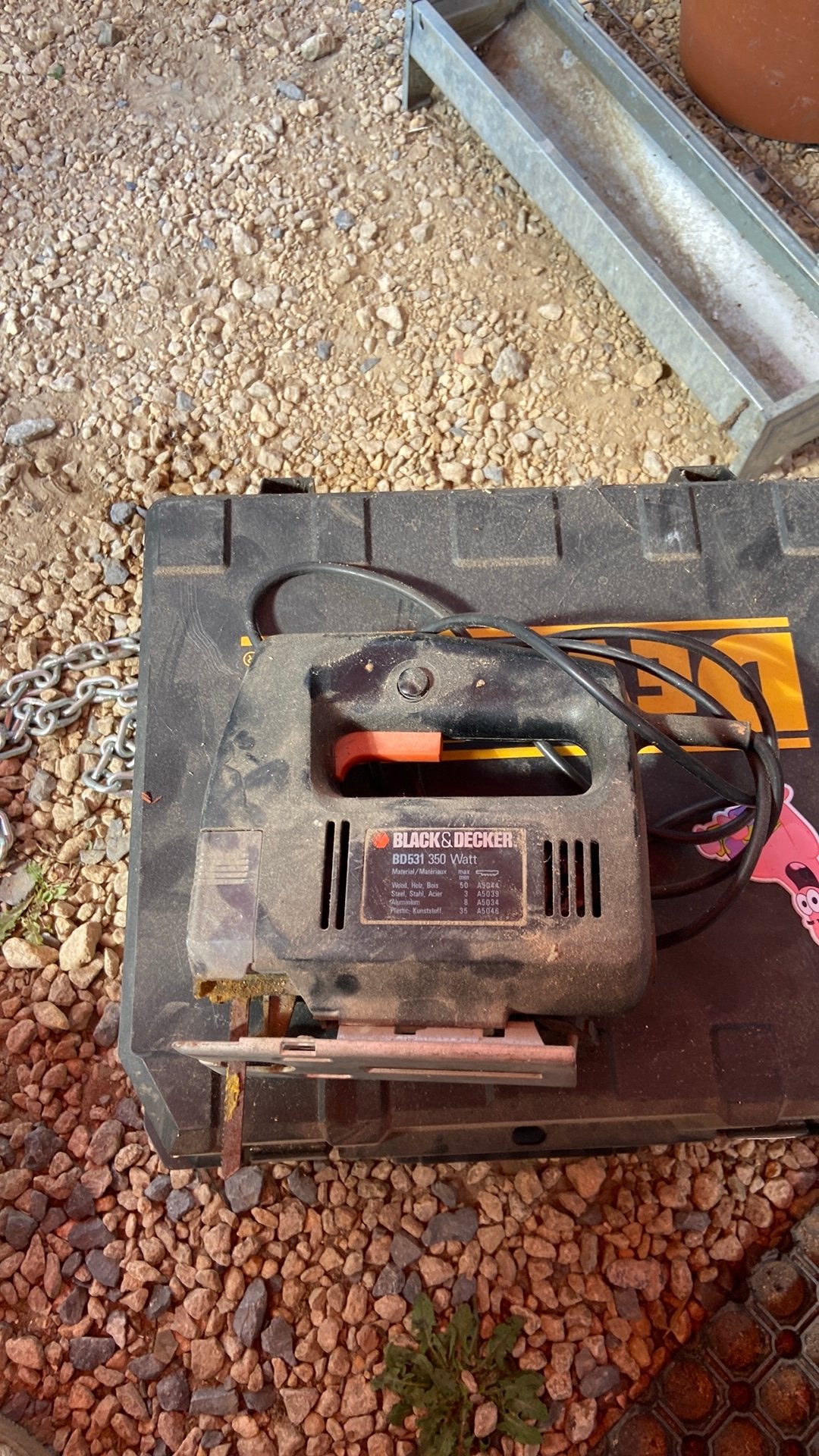 Black&Decker decoupeerzaag, Doe-het-zelf en Bouw, Gereedschap | Zaagmachines, Ophalen, Gebruikt, Decoupeerzaag