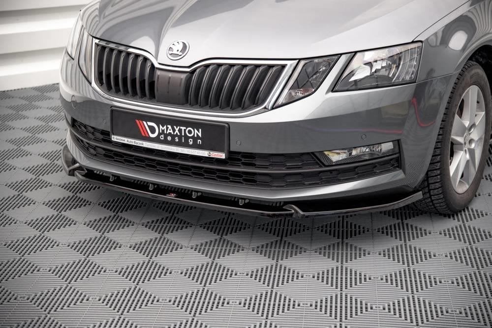 Maxton Design Spoiler Lip Splitter Voor Skoda Octavia MK3 Fa, Envoi