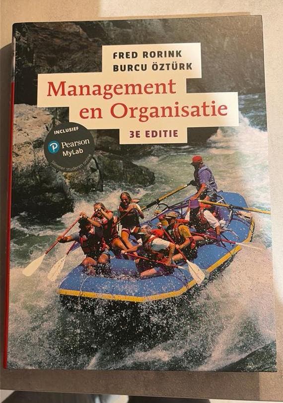 Management en Organisatie, 3e editie met MyLab toegangscode, Ophalen of Verzenden, Nieuw, Economie, Fred Rorink; Burcu Öztürk