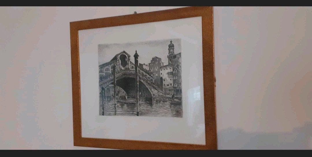 Kron Béla (1884-1965) Venezia, Antiek en Kunst, Ophalen