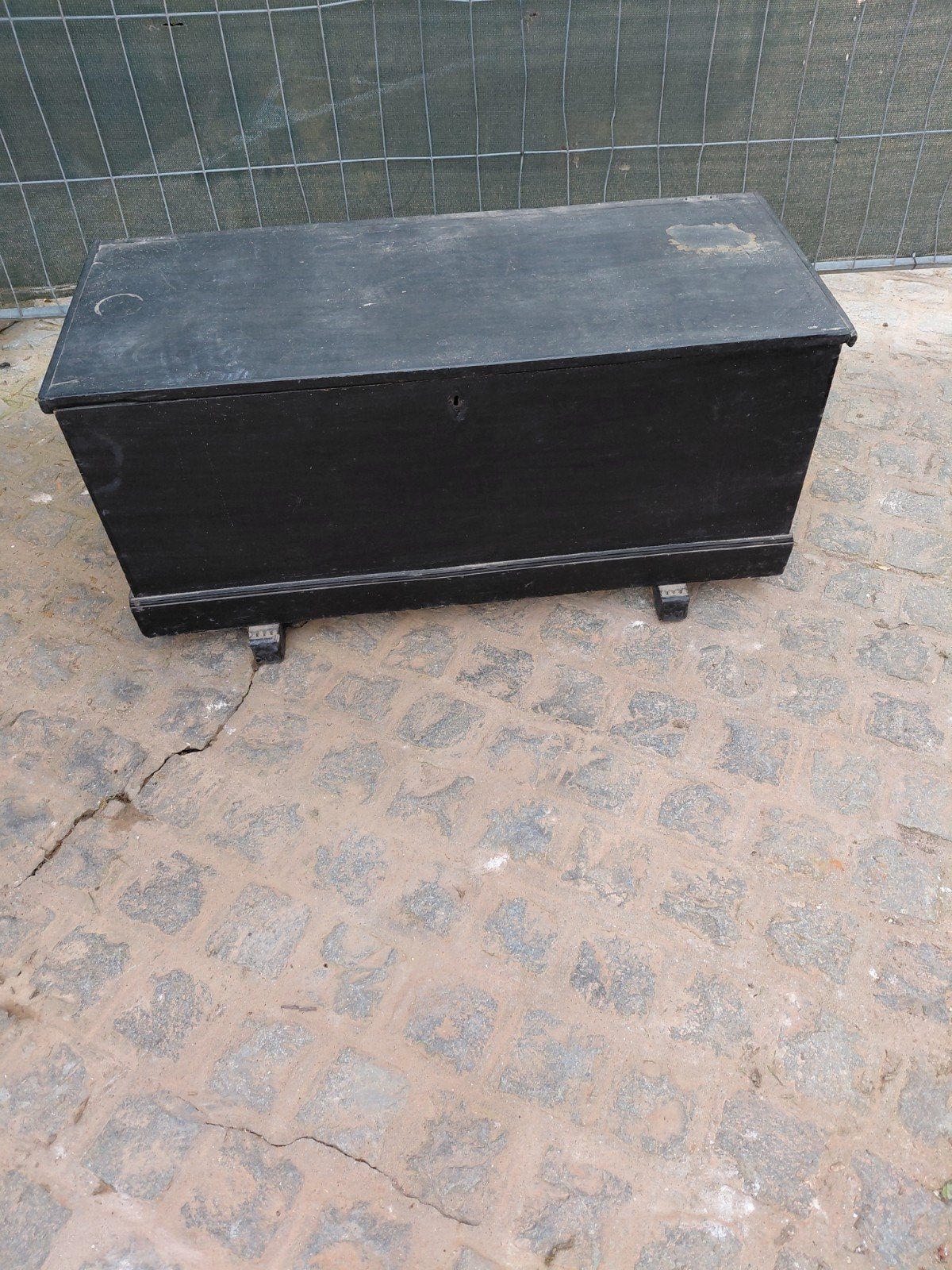 houten kist of koffer 120cm breed 50cm diep 50cm hoogte, Ophalen