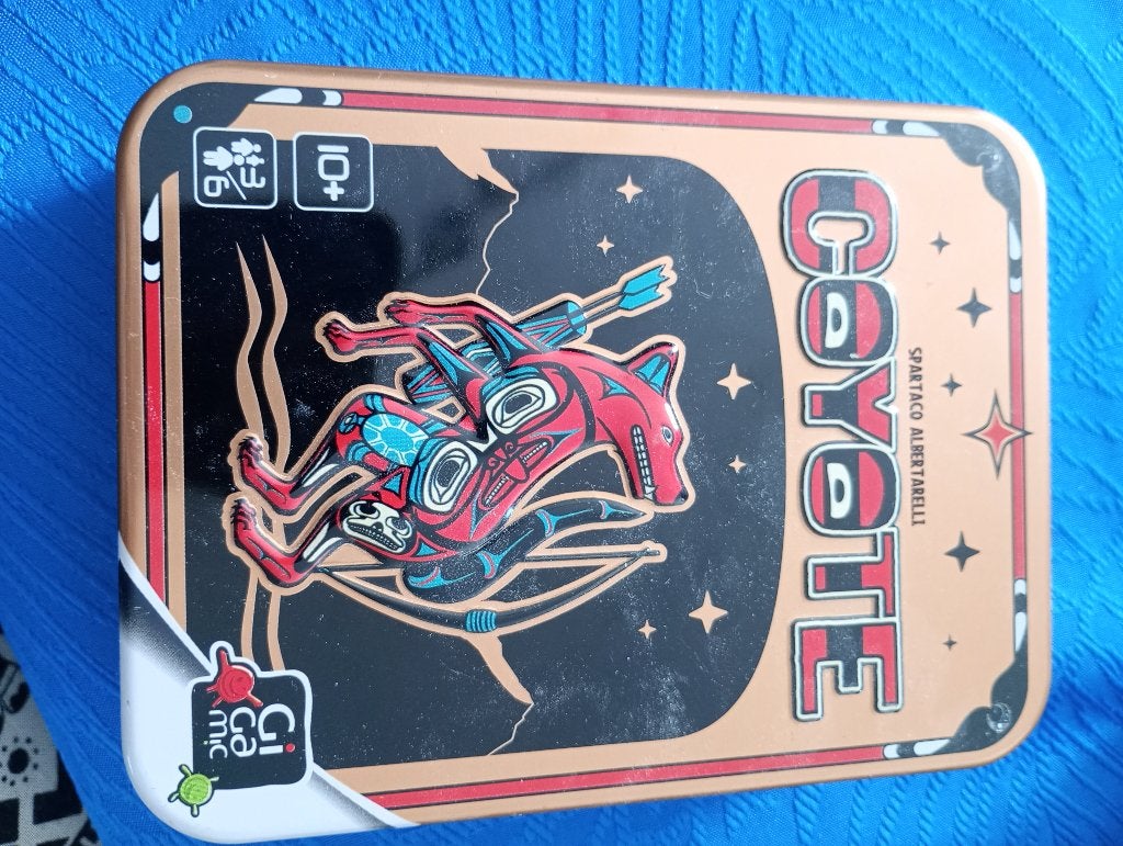 Jeu société coyote, Trois ou quatre joueurs, Enlèvement, Comme neuf, Gigamic