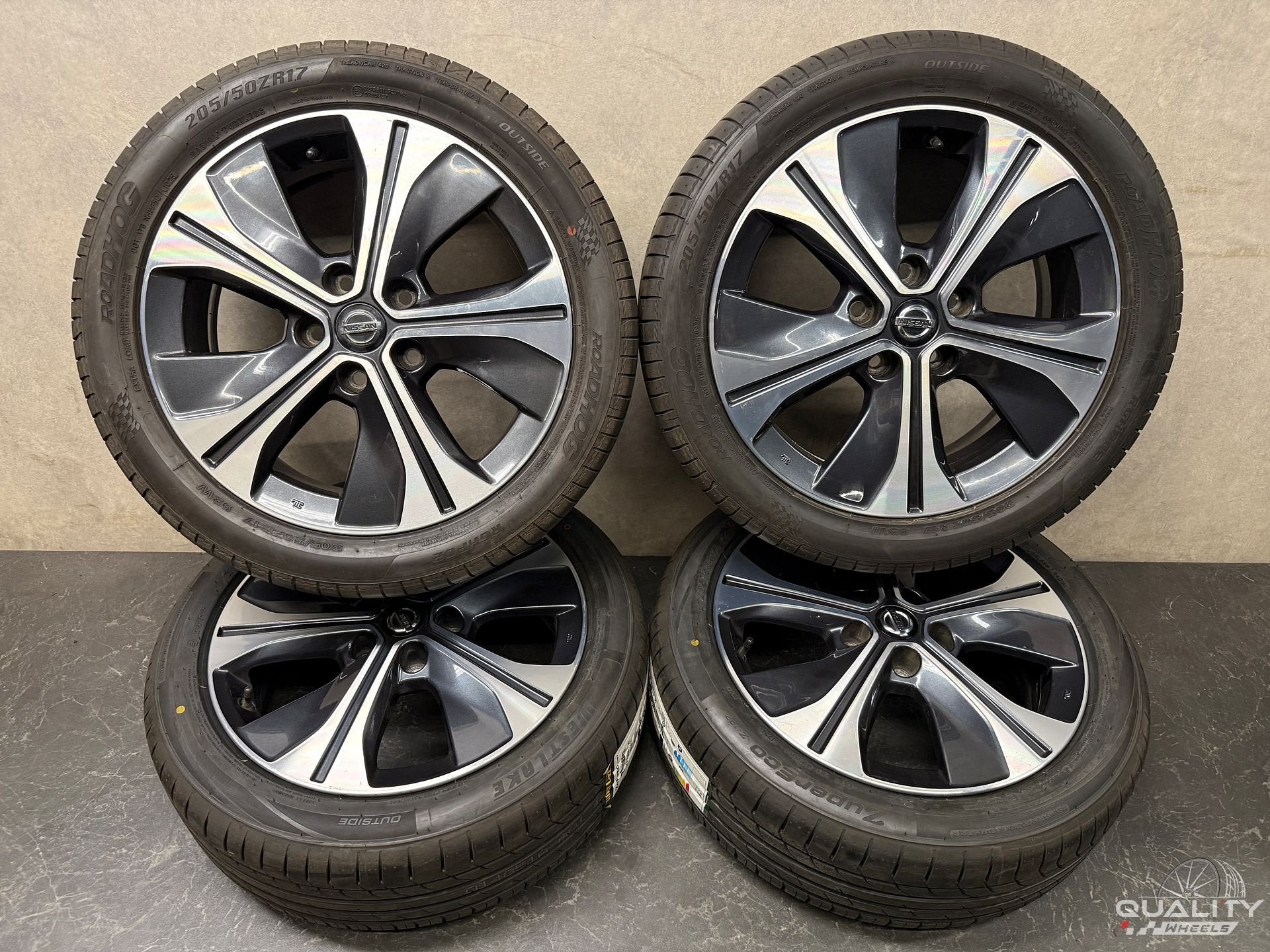17” Nissan Pulsar, Leaf, Toyota Auris, Corolla Velgen + met, Auto-onderdelen, Gebruikt, -, -, Banden en Velgen