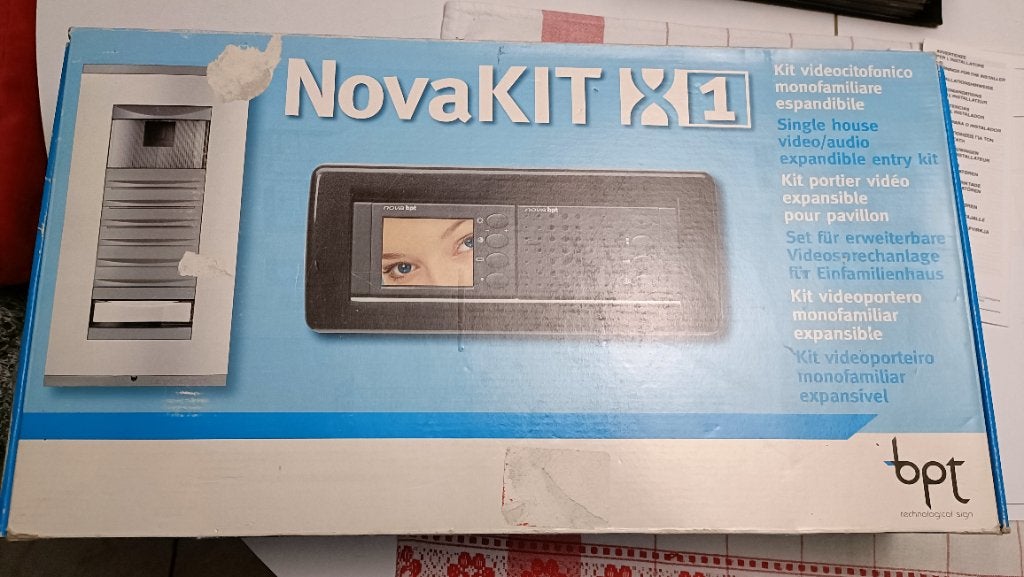 Vidéophone BPT Novakit X1, Maison & Meubles, Sonnettes, Neuf, Filaire, Enlèvement ou Envoi