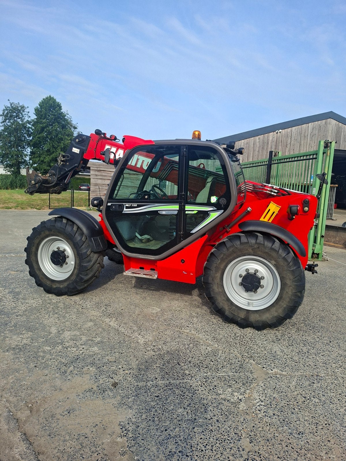 Manitou MLT 735, Ophalen