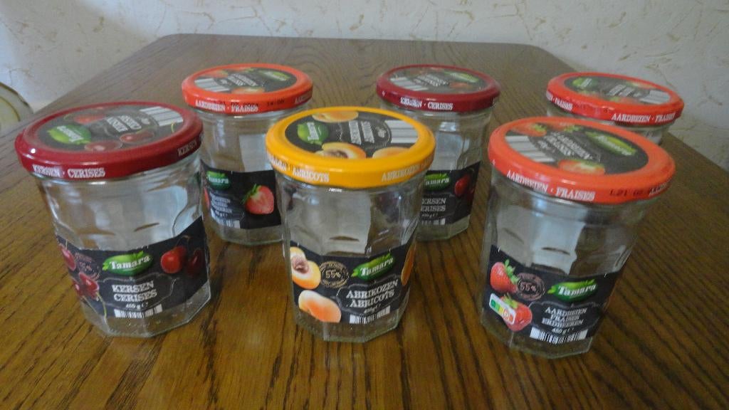 confituurpotten, Voorraadpot, Ophalen of Verzenden, Zo goed als nieuw, Glas