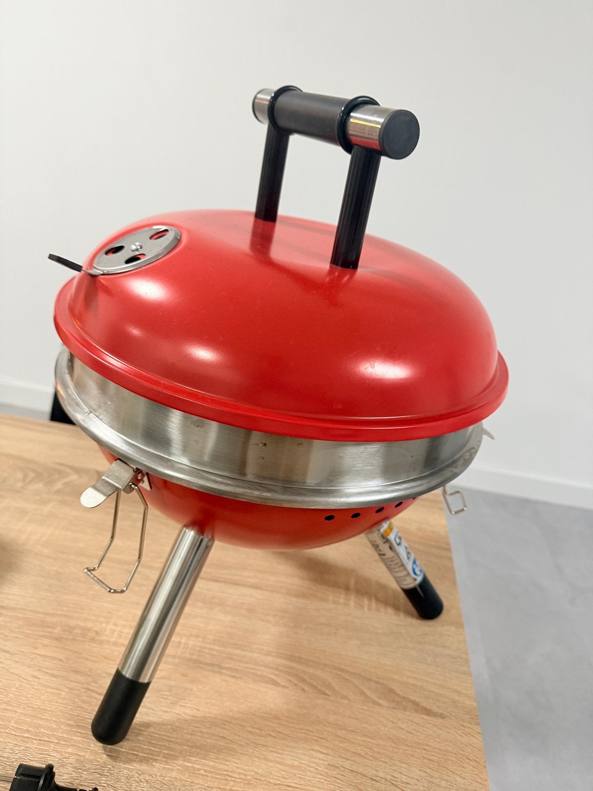 FRITEL A502 Charcoal & Electric BBQ 2 in 1 Rood, Ophalen, Zo goed als nieuw
