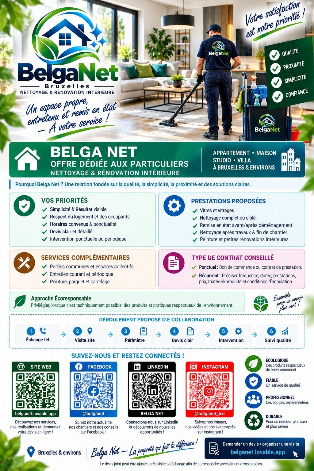 BELGA NET – Nettoyage professionnel & remise en état