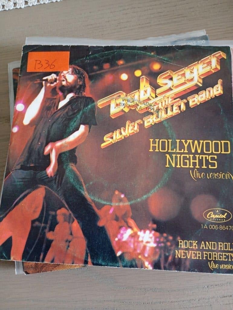 Bob Seger - Hollywood nights, Cd's en Dvd's, Gebruikt, Verzenden, 7 inch, Fotohoes